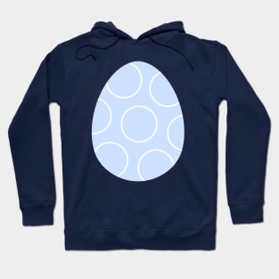 Easter egg lila with white circles Hoodie